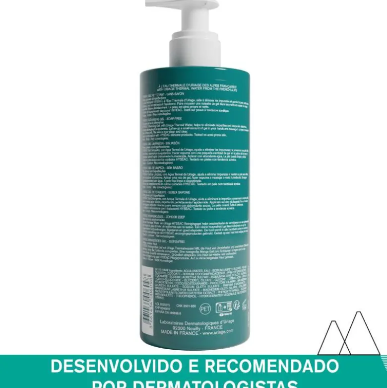 Uriage Hyséac Gel De Limpeza 500ml