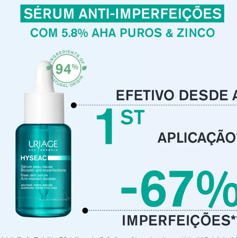 Uriage Hyséac Sérum Renovador 30ml