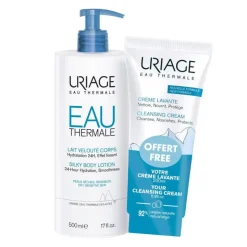 Uriage Leite Aveludado Corpo Oferta Creme Lavante