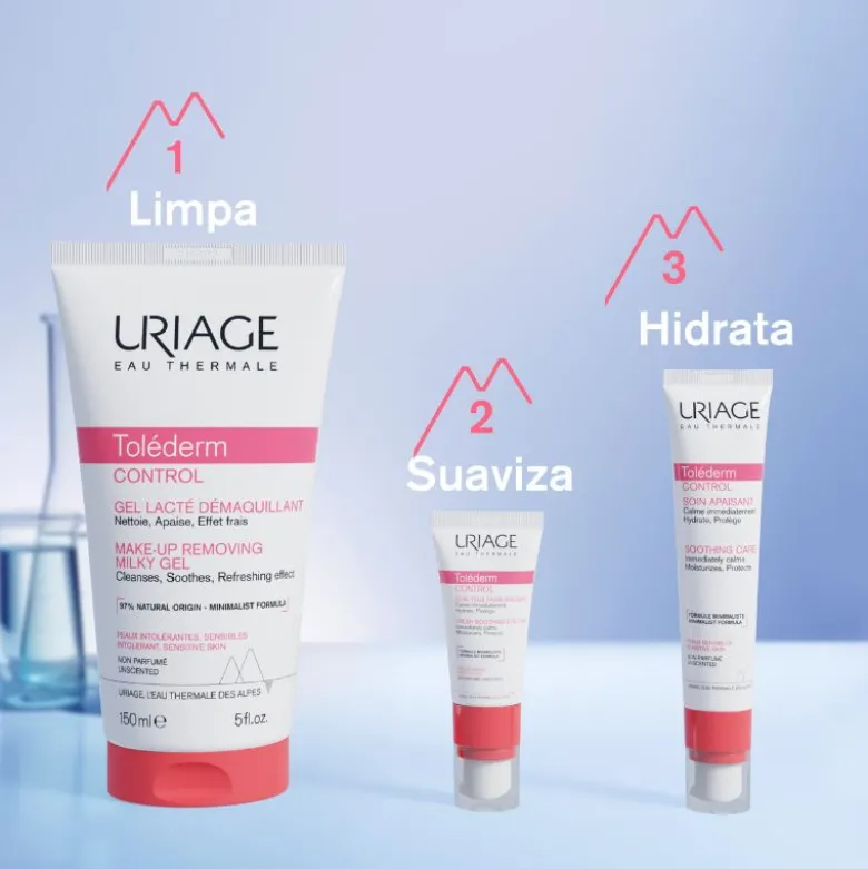 Uriage Toléderm Control Gel Leite Desmaquilhante 150ml