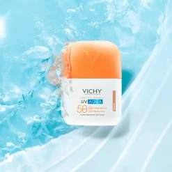 Vichy Capital Soleil UV-Aqua Fluido com Cor Medium SPF50 50ml| Tom Médio Uniformiza e Hidrata