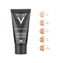 Vichy Dermablend Base Corretora Fluida 16h 35 Sand 40ml