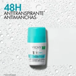 Vichy Pack Antitranspirante Antimanchas Roll-On 48H 2x50ml | Protege a Roupa