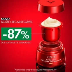 Vichy Recarga Creme Anti-Idade Liftactiv Collagen Specialist 16 FPS50 50ml