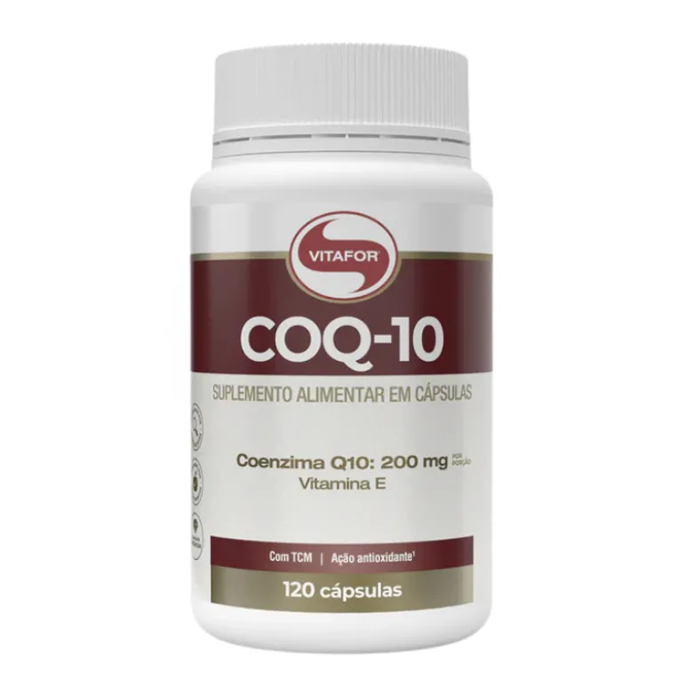 Vitafor Coenzima Q10 120 Comprimidos | Apoia a Vitalidade