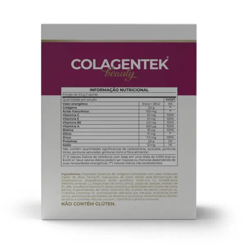 Vitafor Colagentek Beauty Ananás Hortelã Saquetas 30x3,5g