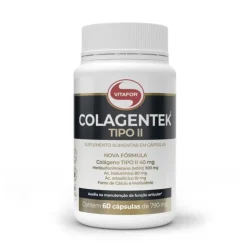 Vitafor Colagentek Tipo II 60 Comprimidos | Auxilia a Saúde Articular e Óssea