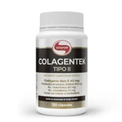 Vitafor Colagentek Tipo II 120 Cápsulas | Auxilia a Saúde Articular e Óssea