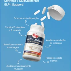 Vitafor Multivitamínico GLP-1 Support 90 Cápsulas | Energia, Imunidade e Controlo Glicémico