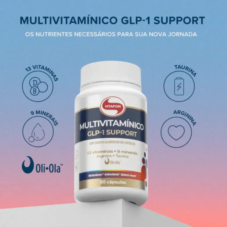 Vitafor Multivitamínico GLP-1 Support 90 Cápsulas | Energia, Imunidade e Controlo Glicémico