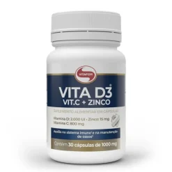 Vitafor Vita D3 + C + Zinco 1000mg x 30 cápsulas