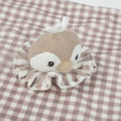 Walking Mum Doudou Pinguim Praliné Moka 25cm | Peluche de Conforto Bebé 0+