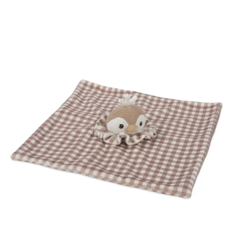 Walking Mum Doudou Pinguim Praliné Moka 25cm | Peluche de Conforto Bebé 0+