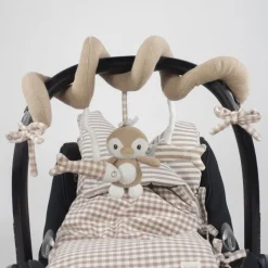 Walking Mum Espiral Didática Pinguim Praliné Moka | Brinquedo Sensorial Bebé 0+