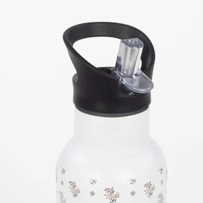 Walking Mum Garrafa Térmica Botton Flowers 500ml | Com palhinha