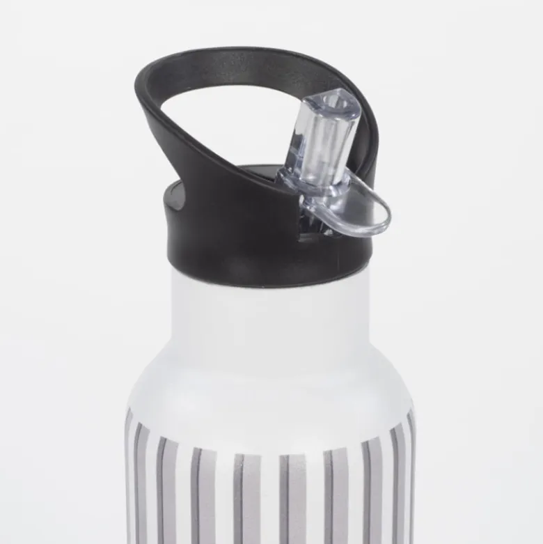 Walking Mum Garrafa Térmica Burro Botton Strips 500ml | Com palhinha