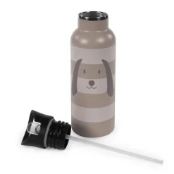 Walking Mum Garrafa Térmica Cão Sintra Beige 500ml | Com palhinha