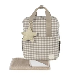 Walking Mum Mochila Maternidade Caetana Sand | Muda fraldas incluído