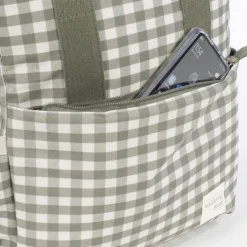 Walking Mum Mochila Maternidade Caetana Stone | Muda fraldas incluído