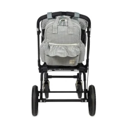 Walking Mum Mochila Maternidade Praliné Vichy Matcha | Muda fraldas incluído