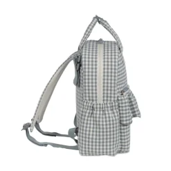 Walking Mum Mochila Maternidade Praliné Vichy Matcha | Muda fraldas incluído