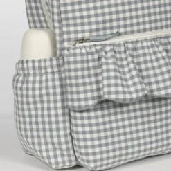Walking Mum Mochila Maternidade Praliné Vichy Matcha | Muda fraldas incluído