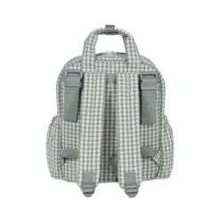 Walking Mum Mochila Maternidade Praliné Vichy Matcha | Muda fraldas incluído