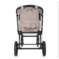 Walking Mum Mochila Maternidade Praliné Vichy Moka | Muda fraldas incluído