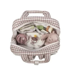 Walking Mum Mochila Maternidade Praliné Vichy Moka | Muda fraldas incluído