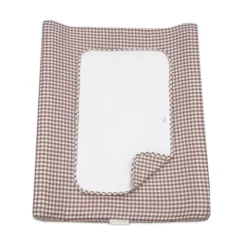 Walking Mum Muda Fraldas com Capa Praliné Vichy Moka 70x50cm | Espuma Viscoelástica