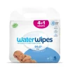 Waterwipes Pack Toalhitas Bio 4+1 | 5 embalagens de 60 toalhitas | 99,9% Água | Peles Sensíveis e Prematuros