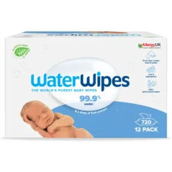 WaterWipes Toalhitas Biodegradáveis Bebé 12x60unidades
