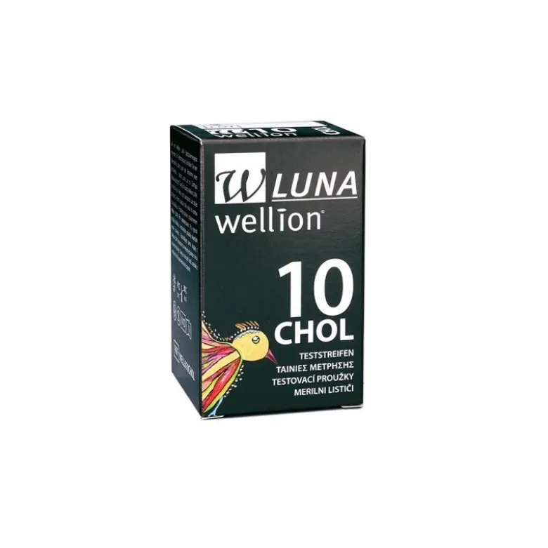 Wellion Luna Tira Sangue Colest X10
