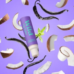 Wild Bálsamo Labial + Recarga Coco e Baunilha 4,5g | Hidratação Natural - Batom Recarregável
