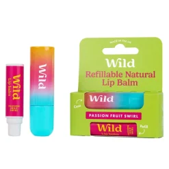Wild Bálsamo Labial + Recarga Maracujá 4,5g | Hidratação Natural - Batom Recarregável