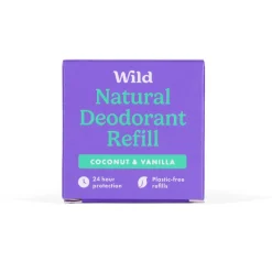 Wild Desodorizante Natural Recarga Coco e Baunilha 40g