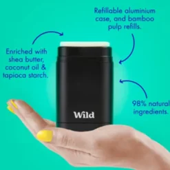 Wild Recarga Desodorizante Mel & Flor de Cacto 40g