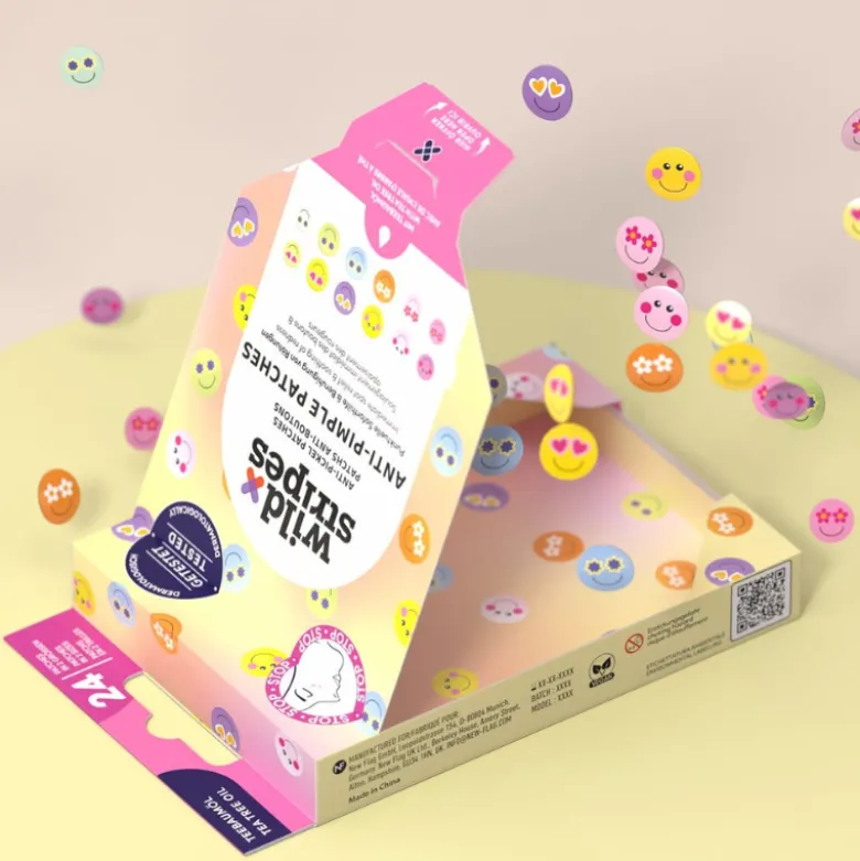 Wild Stripes Pimple Patches Smile | 24 Pensos Anti-Borbulhas