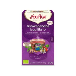 Yogi Tea Bio Chá Ashwagandha Equilíbrio Saquetas x17