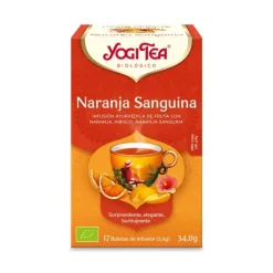 Yogi Tea Bio Chá Laranja Sanguínea | Infusão 17 Saquetas