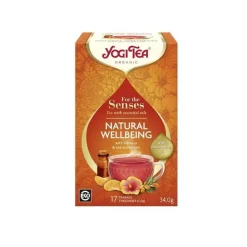Yogi Tea Bio Chá Sentidos Bem-Estar Natural x17