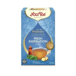 Yogi Tea Bio Chá Sentidos Inspiração Fresca x17