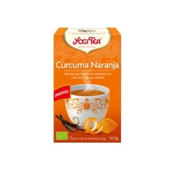 Yogi Tea Bio Cúrcuma Naranja Saquetas x17
